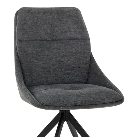 Nova Dining Chair Charcoal Fabric