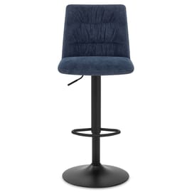 Mechu Bar Stool Blue Velvet