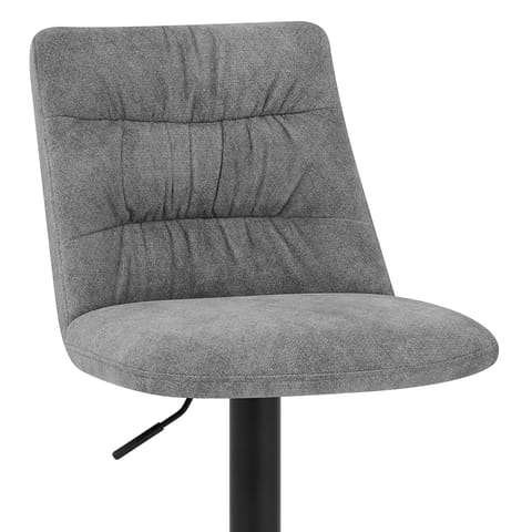 Mechu Bar Stool Grey Velvet