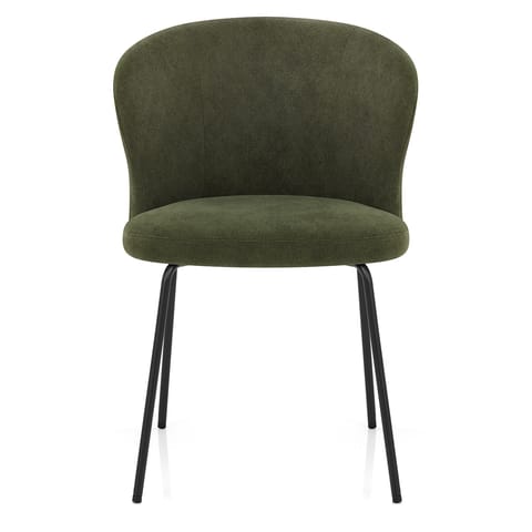 Brooklyn Dining Chair Green Fabric
