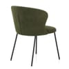Brooklyn Dining Chair Green Fabric