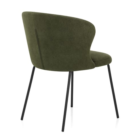 Brooklyn Dining Chair Green Fabric
