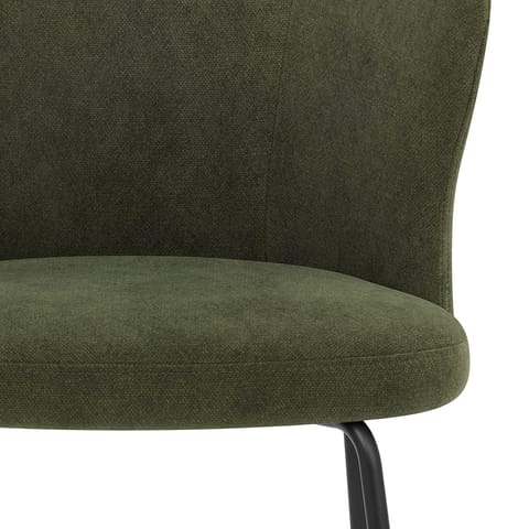 Brooklyn Dining Chair Green Fabric