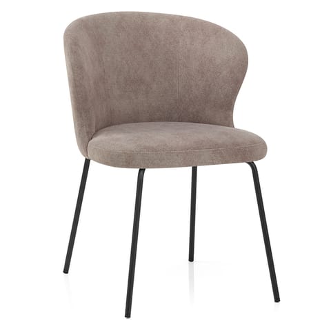 Brooklyn Dining Chair Taupe Fabric