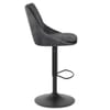 Aria Bar Stool Charcoal Velvet