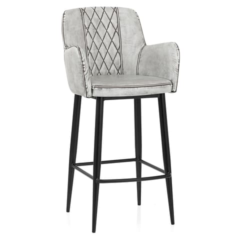 Maverick Bar Stool Vintage White