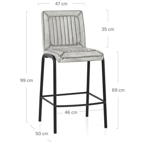 Osprey Bar Stool Vintage White