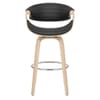 Jefferson Wooden Bar Stool Black