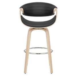 Jefferson Wooden Bar Stool Black