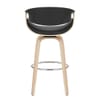 Jefferson Wooden Bar Stool Black