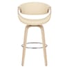 Jefferson Wooden Bar Stool Cream
