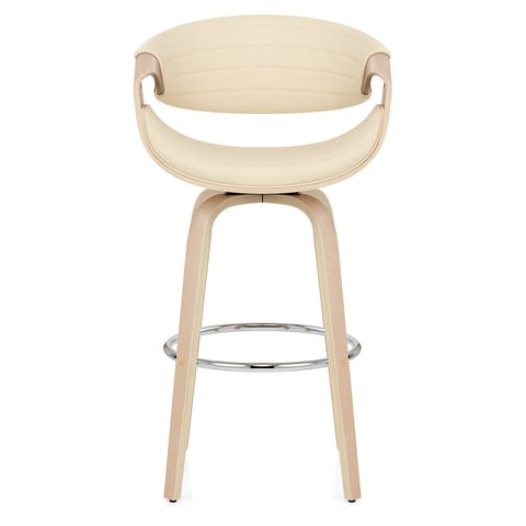 Jefferson Wooden Bar Stool Cream
