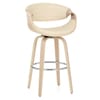 Jefferson Wooden Bar Stool Cream