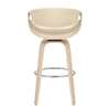Jefferson Wooden Bar Stool Cream