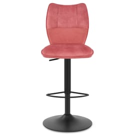 Art Bar Stool Pink Velvet