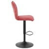 Art Bar Stool Pink Velvet
