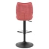 Art Bar Stool Pink Velvet