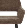 Raven Bar Stool Brown Fabric