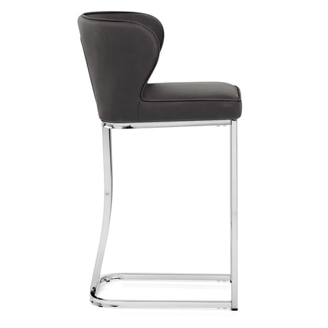 Oregon Bar Stool Antique Dark Grey