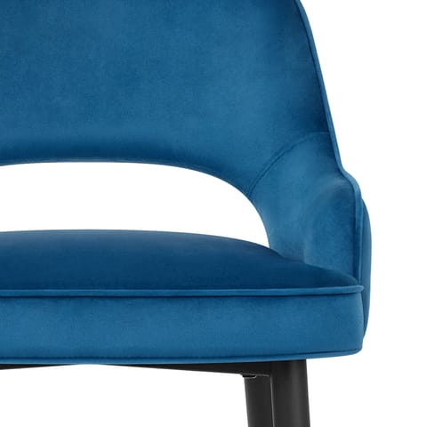 Sutton Bar Stool Blue Velvet