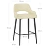 Sutton Bar Stool Cream