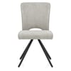 Dexter Dining Chair Light Grey Fabric