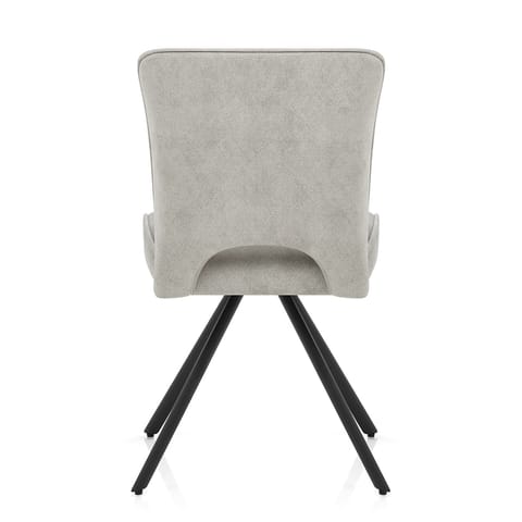 Dexter Dining Chair Light Grey Fabric