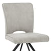 Dexter Dining Chair Light Grey Fabric