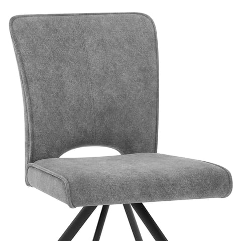 Dexter Dining Chair Charcoal Fabric