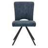 Dexter Dining Chair Blue Fabric