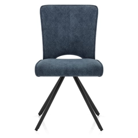 Dexter Dining Chair Blue Fabric