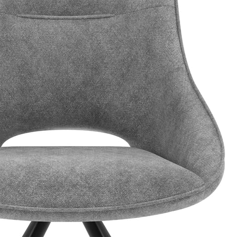 Cloud Dining Chair Charcoal Fabric