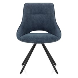 Cloud Dining Chair Blue Fabric