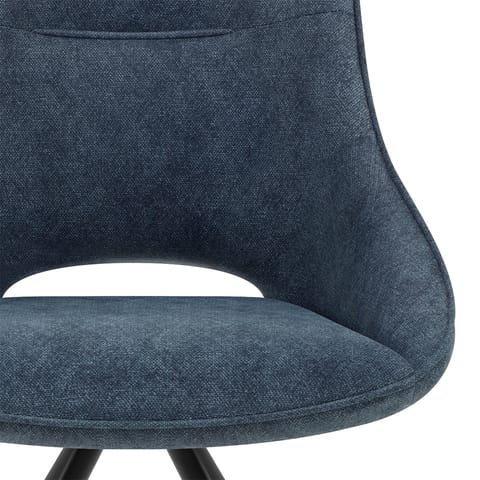 Cloud Dining Chair Blue Fabric