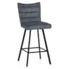 Forte Bar Stool Blue Fabric