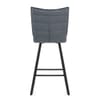 Forte Bar Stool Blue Fabric