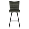 Forte Bar Stool Green Fabric