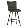 Forte Bar Stool Green Fabric