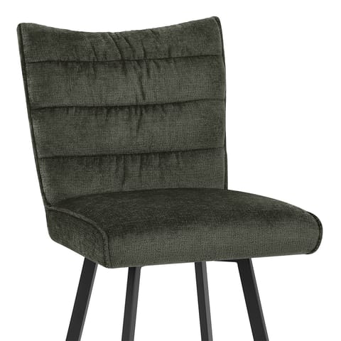 Forte Bar Stool Green Fabric