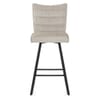 Forte Bar Stool Beige Fabric