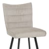 Forte Bar Stool Beige Fabric