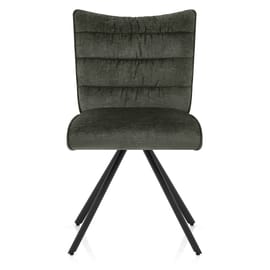 Forte Dining Chair Green Fabric