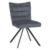 Forte Dining Chair Blue Fabric