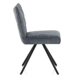 Forte Dining Chair Blue Fabric