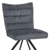 Forte Dining Chair Blue Fabric