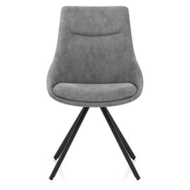 Lure Dining Chair Charcoal Fabric