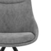 Lure Dining Chair Charcoal Fabric