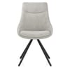 Lure Dining Chair Light Grey Fabric