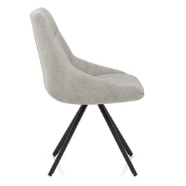 Lure Dining Chair Light Grey Fabric