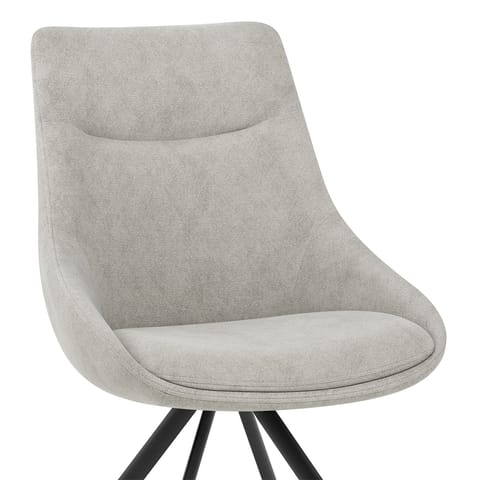 Lure Dining Chair Light Grey Fabric